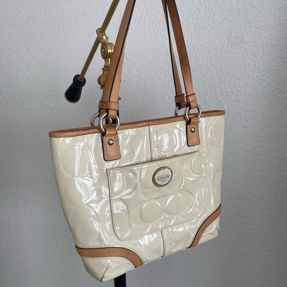 COACH cream bag - Picture 2 of 8